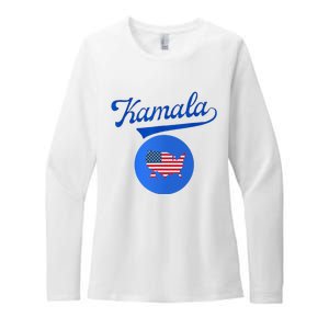 Blue Dot In A Red State Nebraska Vote Kamala Harris Walz2024 Womens CVC Long Sleeve Shirt