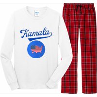 Blue Dot In A Red State Nebraska Vote Kamala Harris Walz2024 Long Sleeve Pajama Set