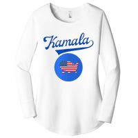 Blue Dot In A Red State Nebraska Vote Kamala Harris Walz2024 Women's Perfect Tri Tunic Long Sleeve Shirt