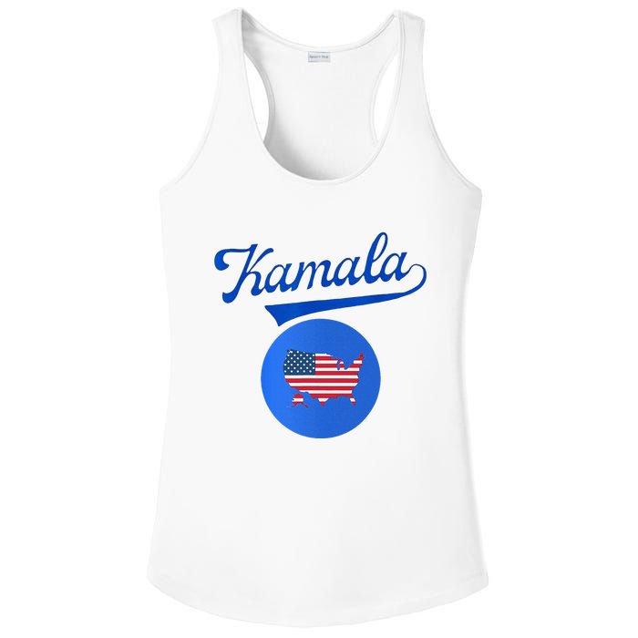 Blue Dot In A Red State Nebraska Vote Kamala Harris Walz2024 Ladies PosiCharge Competitor Racerback Tank