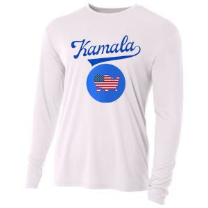 Blue Dot In A Red State Nebraska Vote Kamala Harris Walz2024 Cooling Performance Long Sleeve Crew