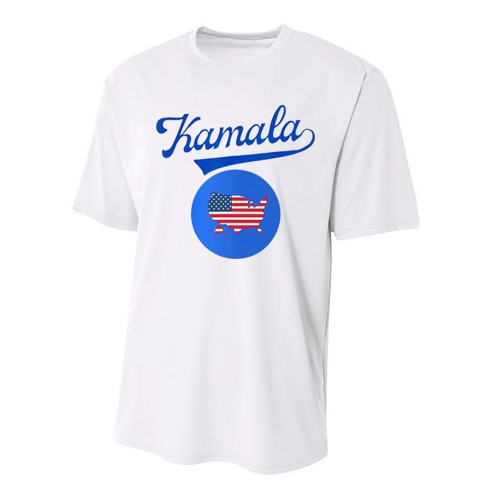 Blue Dot In A Red State Nebraska Vote Kamala Harris Walz2024 Performance Sprint T-Shirt