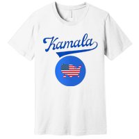 Blue Dot In A Red State Nebraska Vote Kamala Harris Walz2024 Premium T-Shirt