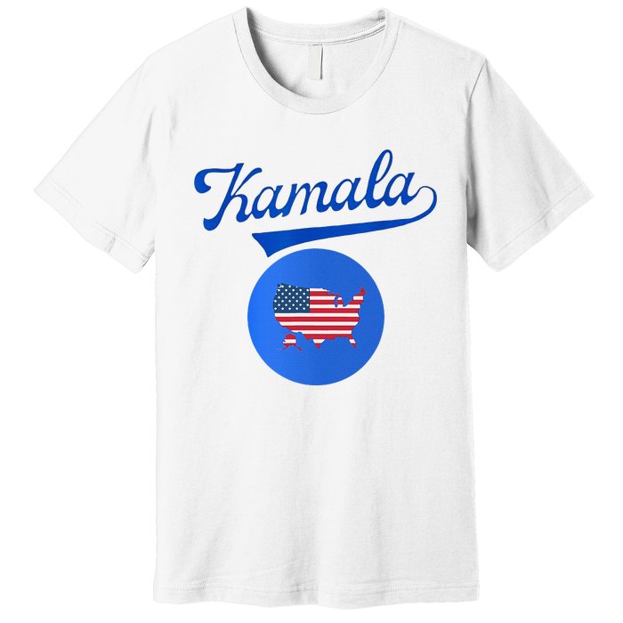 Blue Dot In A Red State Nebraska Vote Kamala Harris Walz2024 Premium T-Shirt