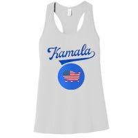 Blue Dot In A Red State Nebraska Vote Kamala Harris Walz2024 Women's Racerback Tank