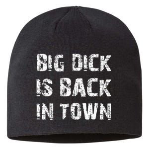 Big Dick Is Back In Town Sustainable Beanie