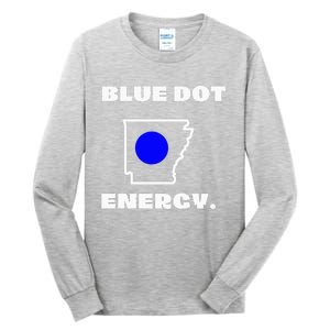 Blue Dot In A Red State Arkansas Vote Kamala Harris Walz Tall Long Sleeve T-Shirt