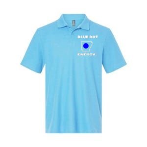 Blue Dot In A Red State Arkansas Vote Kamala Harris Walz Softstyle Adult Sport Polo