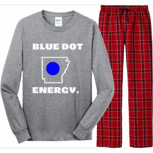 Blue Dot In A Red State Arkansas Vote Kamala Harris Walz Long Sleeve Pajama Set