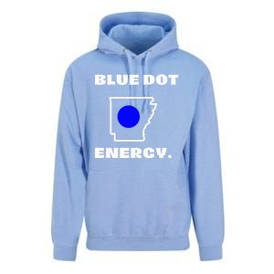 Blue Dot In A Red State Arkansas Vote Kamala Harris Walz Unisex Surf Hoodie