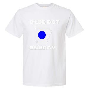 Blue Dot In A Red State Arkansas Vote Kamala Harris Walz Garment-Dyed Heavyweight T-Shirt