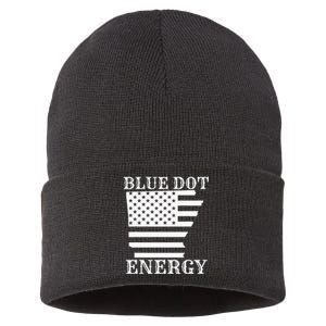 Blue Dot In A Red State Nebraska Vote Kamala Sustainable Knit Beanie