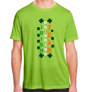 Beer Drunk Irish Drinking Team Clover Saint Patricks Day Adult ChromaSoft Performance T-Shirt