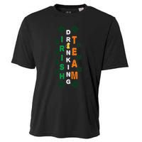 Beer Drunk Irish Drinking Team Clover Saint Patricks Day Cooling Performance Crew T-Shirt