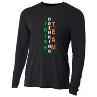 Beer Drunk Irish Drinking Team Clover Saint Patricks Day Cooling Performance Long Sleeve Crew