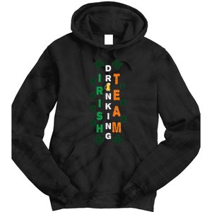 Beer Drunk Irish Drinking Team Clover Saint Patricks Day Tie Dye Hoodie