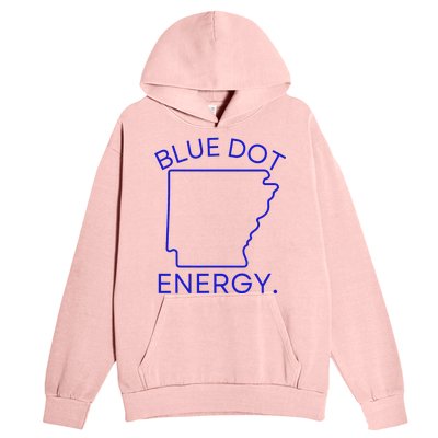 Blue Dot In A Red State Arkansas Vote Kamala Harris Walz 24 Urban Pullover Hoodie