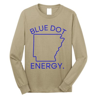 Blue Dot In A Red State Arkansas Vote Kamala Harris Walz 24 Long Sleeve Shirt