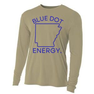 Blue Dot In A Red State Arkansas Vote Kamala Harris Walz 24 Cooling Performance Long Sleeve Crew