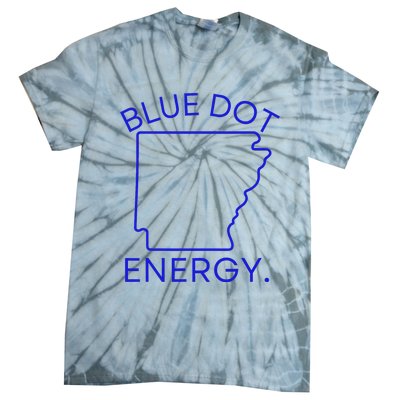 Blue Dot In A Red State Arkansas Vote Kamala Harris Walz 24 Tie-Dye T-Shirt