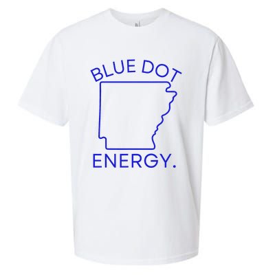 Blue Dot In A Red State Arkansas Vote Kamala Harris Walz 24 Sueded Cloud Jersey T-Shirt