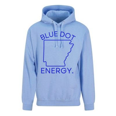 Blue Dot In A Red State Arkansas Vote Kamala Harris Walz 24 Unisex Surf Hoodie