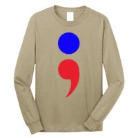 Blue Dot In A Red State Nebraska Vote Kamala Harris Walz Long Sleeve Shirt