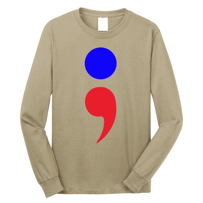 Blue Dot In A Red State Nebraska Vote Kamala Harris Walz Long Sleeve Shirt