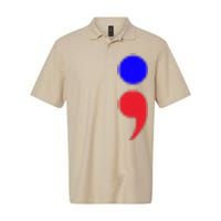 Blue Dot In A Red State Nebraska Vote Kamala Harris Walz Softstyle Adult Sport Polo