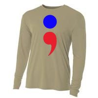 Blue Dot In A Red State Nebraska Vote Kamala Harris Walz Cooling Performance Long Sleeve Crew