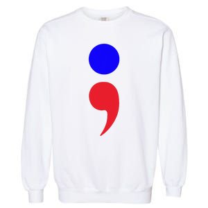 Blue Dot In A Red State Nebraska Vote Kamala Harris Walz Garment-Dyed Sweatshirt