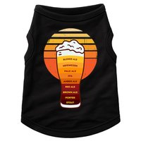 Beer Diversity In A Beer Glass With Foam Retro Beer Types Doggie Tank