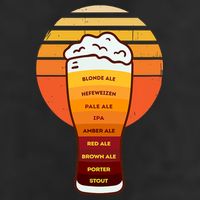 Beer Diversity In A Beer Glass With Foam Retro Beer Types Trucker Hat