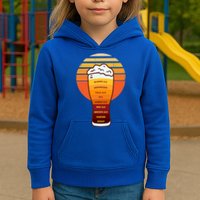 Beer Diversity In A Beer Glass With Foam Retro Beer Types Kids Hoodie