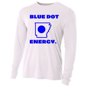 Blue Dot In A Red State Arkansas Vote Kamala Harris Walz Cooling Performance Long Sleeve Crew