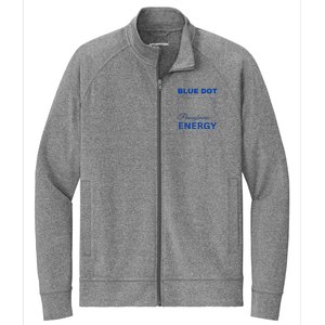 Blue Dot In A Red State Pennsylvania Vote Blue Dot Energy Stretch Full-Zip Cadet Jacket