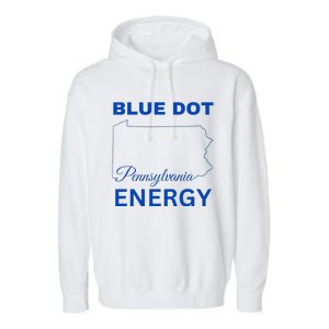 Blue Dot In A Red State Pennsylvania Vote Blue Dot Energy Garment-Dyed Fleece Hoodie