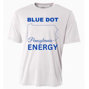 Blue Dot In A Red State Pennsylvania Vote Blue Dot Energy Cooling Performance Crew T-Shirt