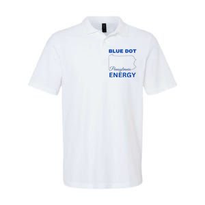 Blue Dot In A Red State Pennsylvania Vote Blue Dot Energy Softstyle Adult Sport Polo