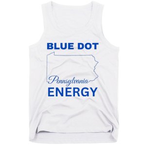 Blue Dot In A Red State Pennsylvania Vote Blue Dot Energy Tank Top