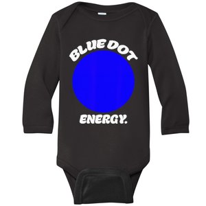 Blue Dot In A Red State Arkansas Vote Kamala Harris Walz 24 Baby Long Sleeve Bodysuit