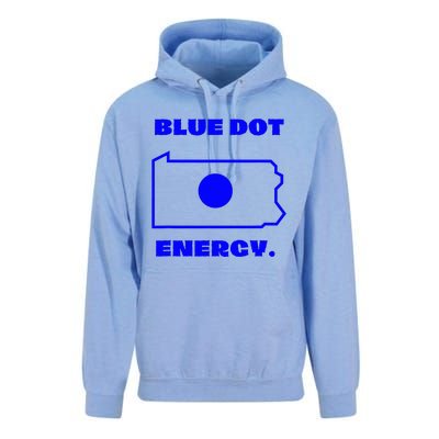 Blue Dot In State Pennsylvania Vote Kamala Harris Walz Unisex Surf Hoodie