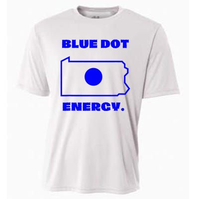 Blue Dot In State Pennsylvania Vote Kamala Harris Walz Cooling Performance Crew T-Shirt