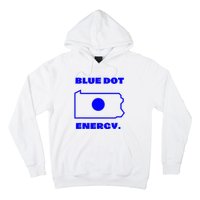 Blue Dot In State Pennsylvania Vote Kamala Harris Walz Hoodie