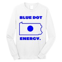 Blue Dot In State Pennsylvania Vote Kamala Harris Walz Long Sleeve Shirt