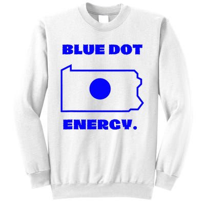 Blue Dot In State Pennsylvania Vote Kamala Harris Walz Sweatshirt