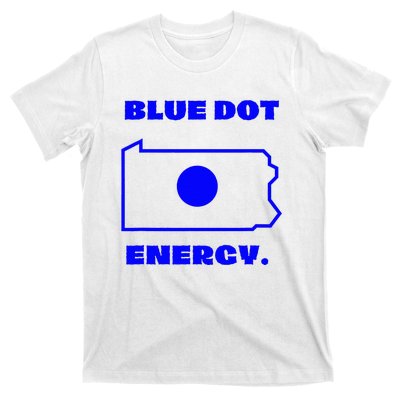 Blue Dot In State Pennsylvania Vote Kamala Harris Walz T-Shirt