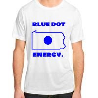 Blue Dot In State Pennsylvania Vote Kamala Harris Walz Adult ChromaSoft Performance T-Shirt