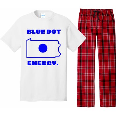 Blue Dot In State Pennsylvania Vote Kamala Harris Walz Pajama Set