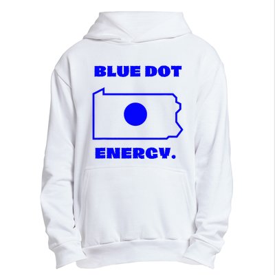 Blue Dot In State Pennsylvania Vote Kamala Harris Walz Urban Pullover Hoodie